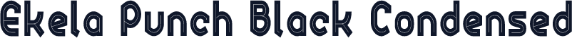 Ekela Punch Black Condensed