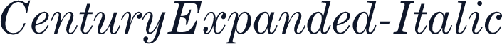 CenturyExpanded-Italic