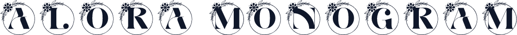 Alora Monogram