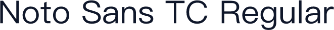 Noto Sans TC Regular