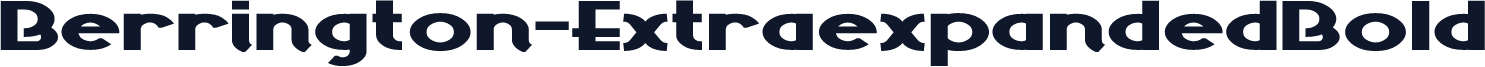 Berrington-ExtraexpandedBold