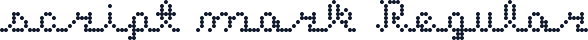 script mark Regular