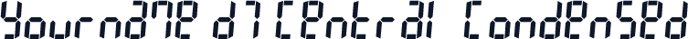Yourname D7 Central Condensed