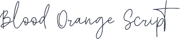 Blood Orange Script