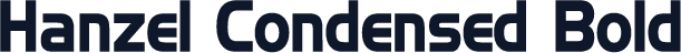 Hanzel Condensed Bold