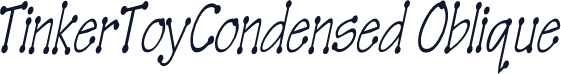 TinkerToyCondensed Oblique
