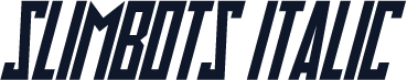 Slimbots Italic
