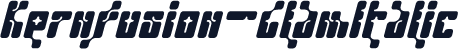 Kernfusion-GlamItalic