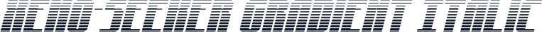 Xeno-Seeker Gradient Italic