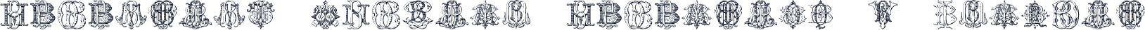 Monocracy Vintage Monograms B Regular