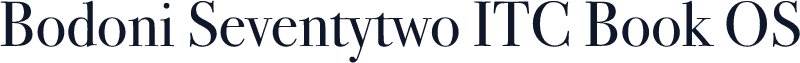 Bodoni Seventytwo ITC Book OS