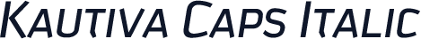 Kautiva Caps Italic