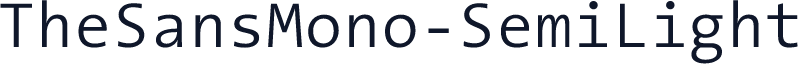 TheSansMono-SemiLight