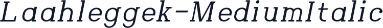 Laahleggek-MediumItalic