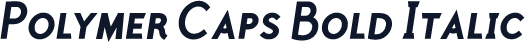 Polymer Caps Bold Italic