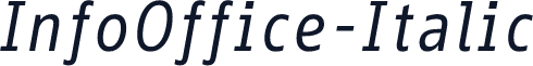 InfoOffice-Italic