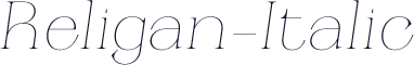 Religan-Italic