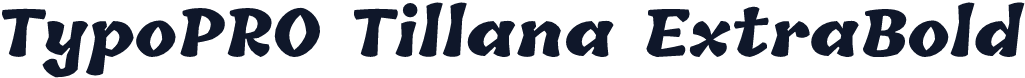 TypoPRO Tillana ExtraBold