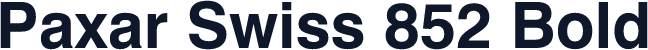 Paxar Swiss 852 Bold