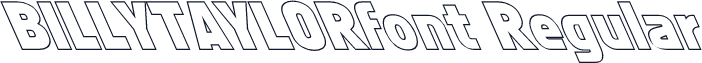 BILLYTAYLORfont Regular