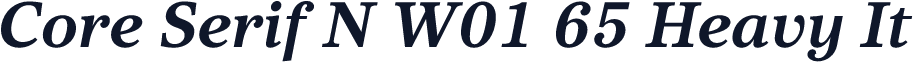 Core Serif N W01 65 Heavy It