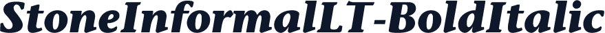 StoneInformalLT-BoldItalic