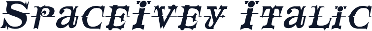 SpaceIvey Italic