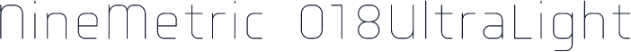 NineMetric-018UltraLight