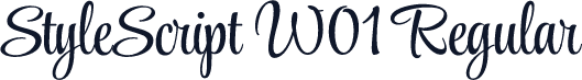 StyleScript W01 Regular