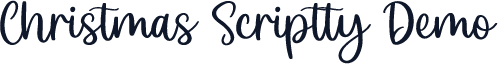 Christmas Scriptty Demo