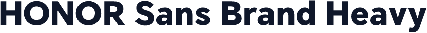 HONOR Sans Brand Heavy