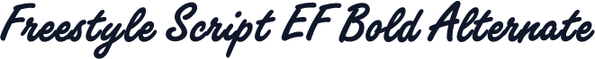 Freestyle Script EF Bold Alternate