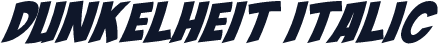 Dunkelheit Italic