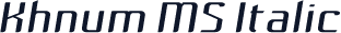 Khnum MS Italic