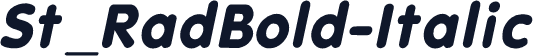 St_RadBold-Italic