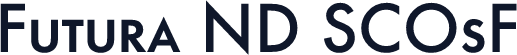 ☞Futura ND SCOsF