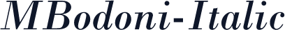 MBodoni-Italic