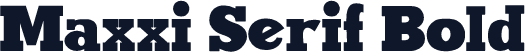 Maxxi Serif Bold