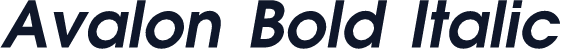 Avalon Bold Italic