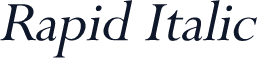 Rapid Italic
