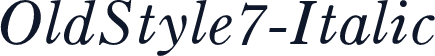OldStyle7-Italic