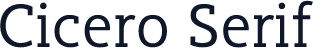 Cicero Serif