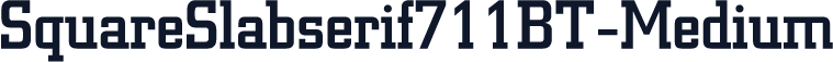 SquareSlabserif711BT-Medium
