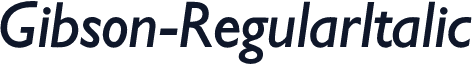 Gibson-RegularItalic