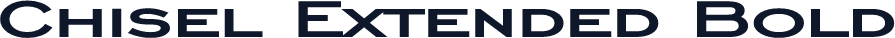 Chisel Extended Bold