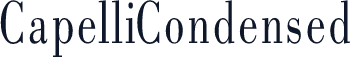 CapelliCondensed
