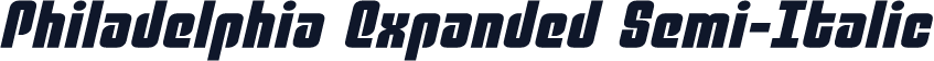 Philadelphia Expanded Semi-Italic
