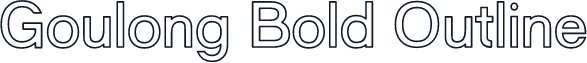 Goulong Bold Outline