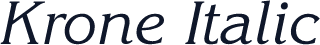 Krone Italic