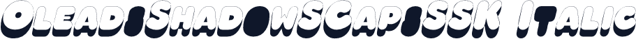 OleadsShadowSCapsSSK Italic
